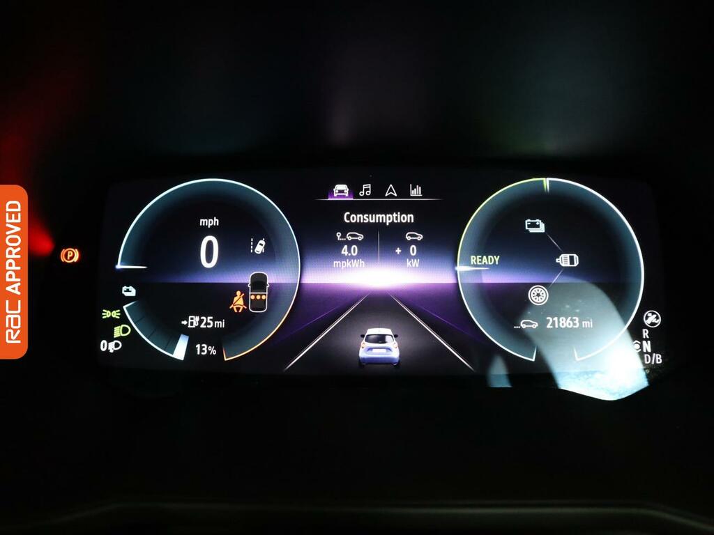 Renault Zoe R135 Ev50 52Kwh Gt Hatchback Ra MD72WUX Blue #3