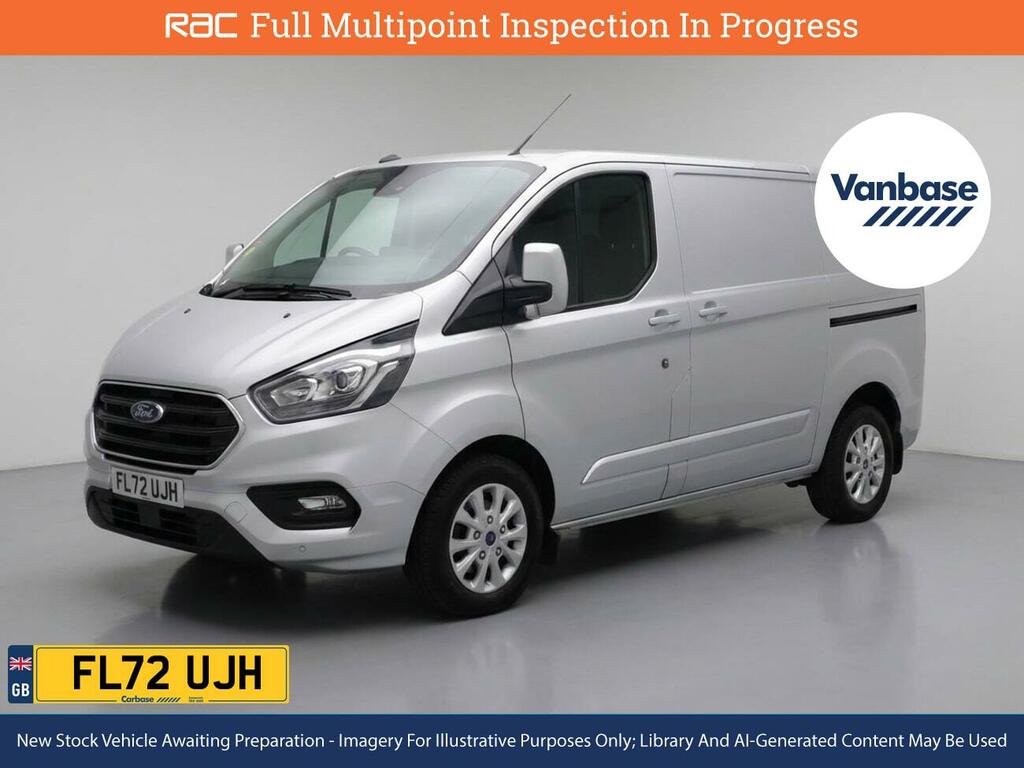 Ford Transit Custom 2.0 280 Ecoblue Limited Panel Van Manua FL72UJH Silver #3