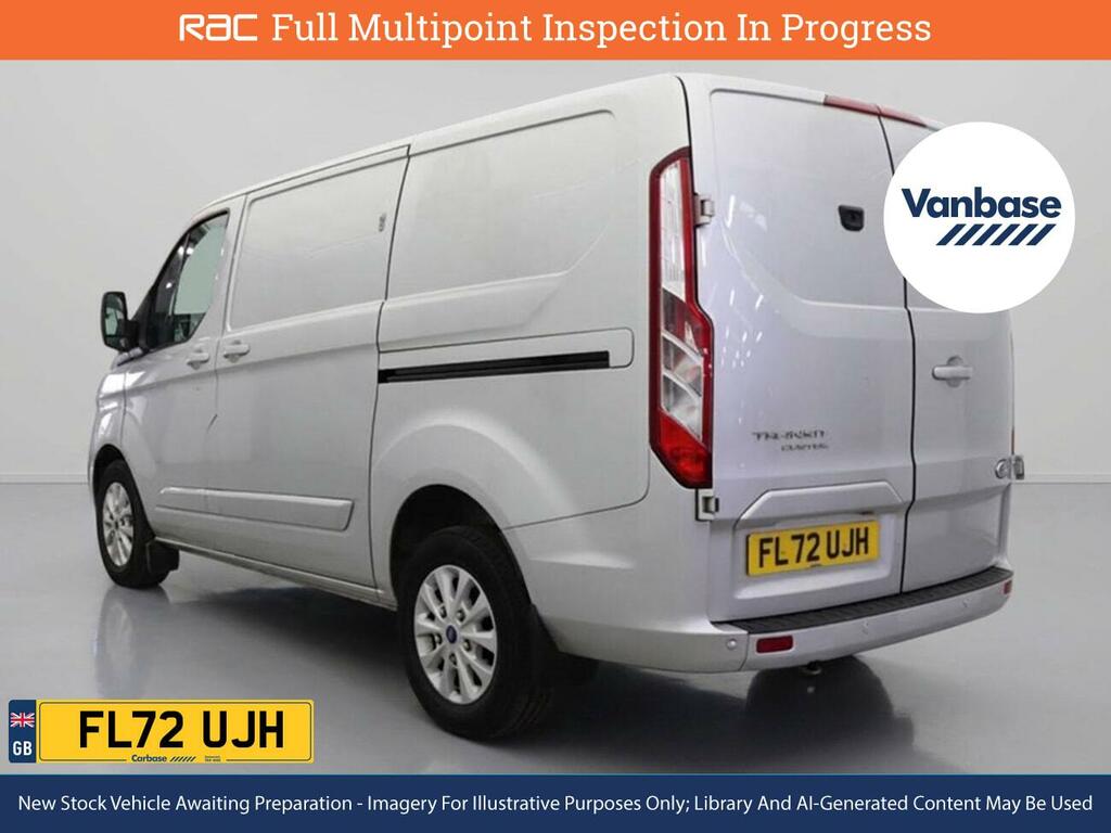 Ford Transit Custom 2.0 280 Ecoblue Limited Panel Van Manua FL72UJH Silver #4