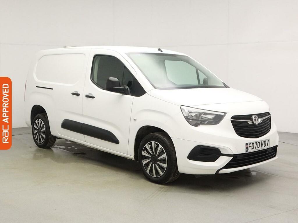 Vauxhall Combo 1.5 Turbo D 2300 Sportive Panel Van Man FD70MDV White #4
