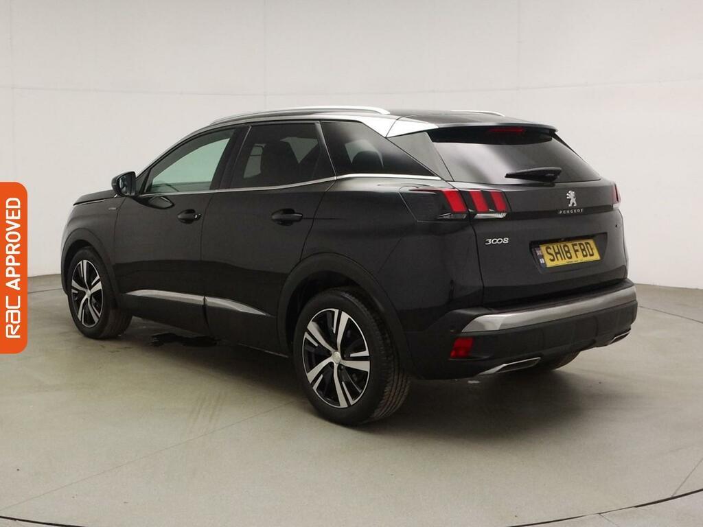 Peugeot 3008 1.6 Thp Gt Line Suv Eat Euro 6 Ss 1 SH18FBD Black #4