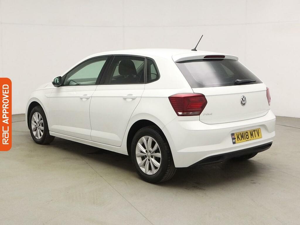 Volkswagen Polo 1.0 Tsi Se Hatchback Dsg Euro 6 Ss KM18MTV White #4