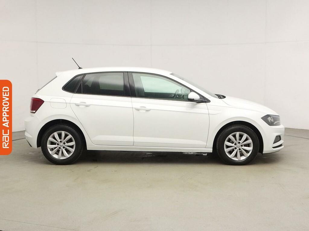 Volkswagen Polo 1.0 Tsi Se Hatchback Dsg Euro 6 Ss KM18MTV White #5