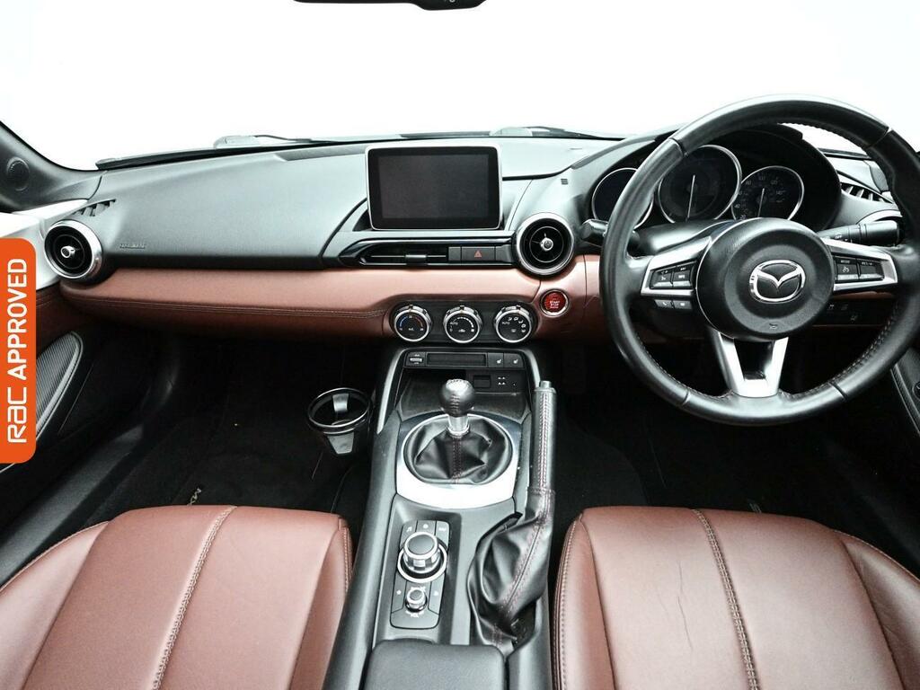 Mazda MX-5 RF 2.0 Skyactiv-g Sport Nav Convertible Ma WF18JVY White #2