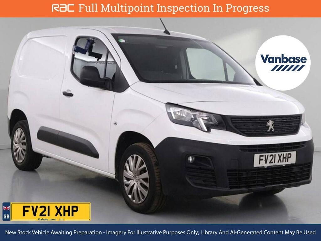 Peugeot Partner 1.5 Bluehdi 1000 Professional Standard Panel Van 5 White #4