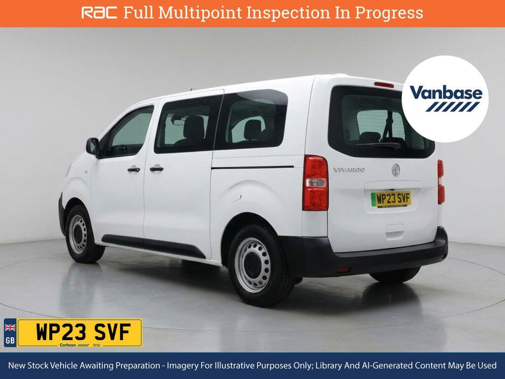 Vauxhall Vivaro 50Kwh Combi Mpv Mwb 9 Seat, 7.4 White #2