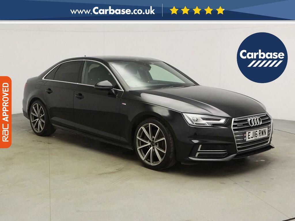 Audi A4 2.0 Tfsi S Line Saloon S Tronic Quattro Black