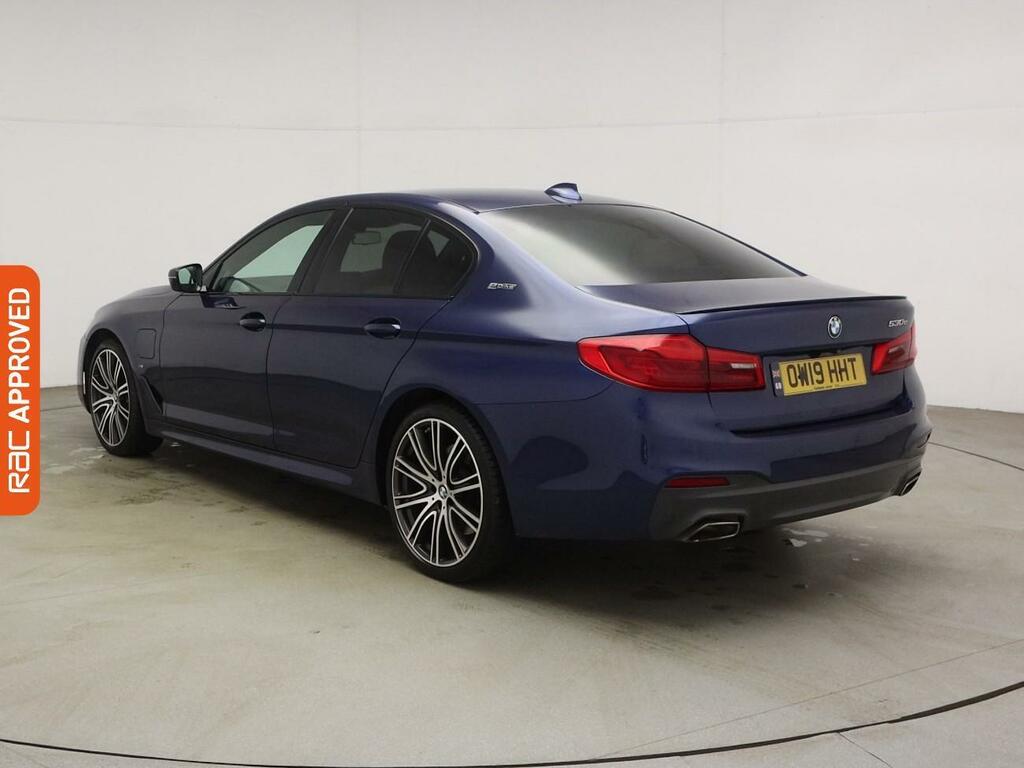 BMW 5 Series 2.0 530E 9.2Kwh M Sport Saloon Plug-in OW19HHT Blue #4