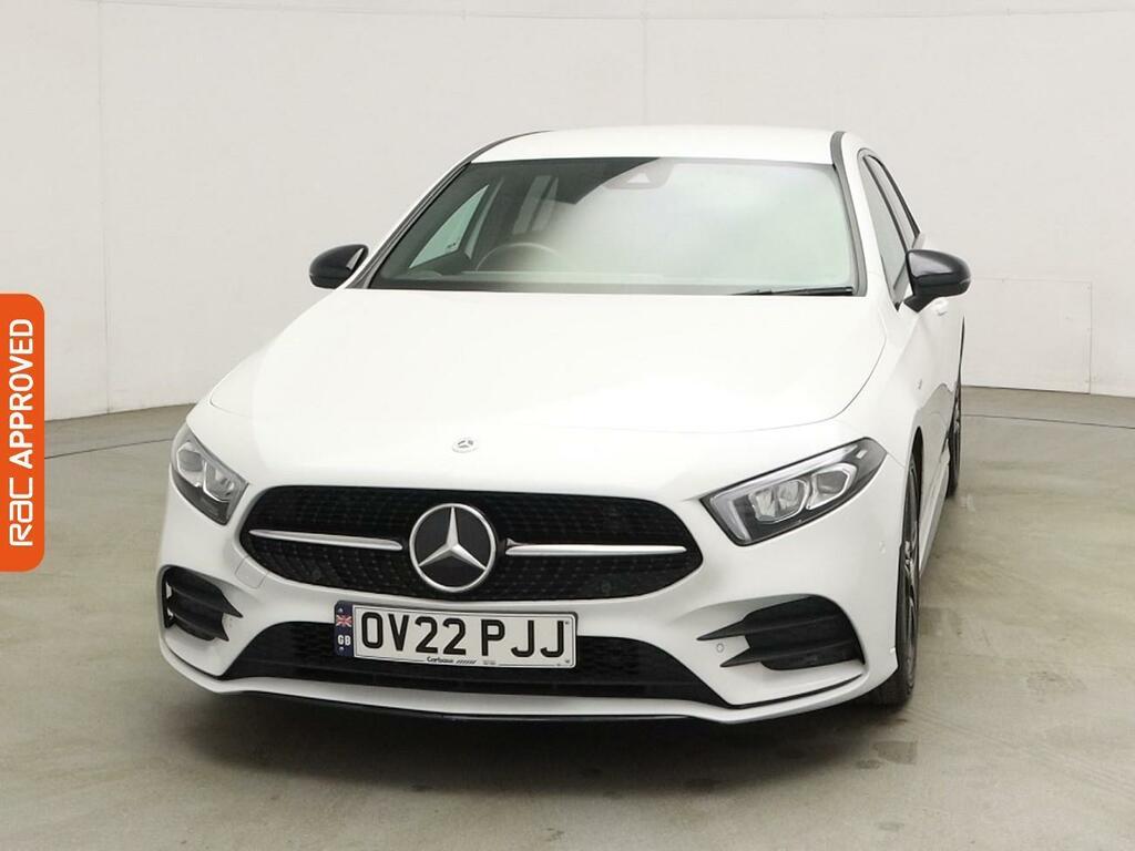 Mercedes-Benz A Class 1.3 A180 Amg Line Edition Executive Hatchback OV22PJJ White #6