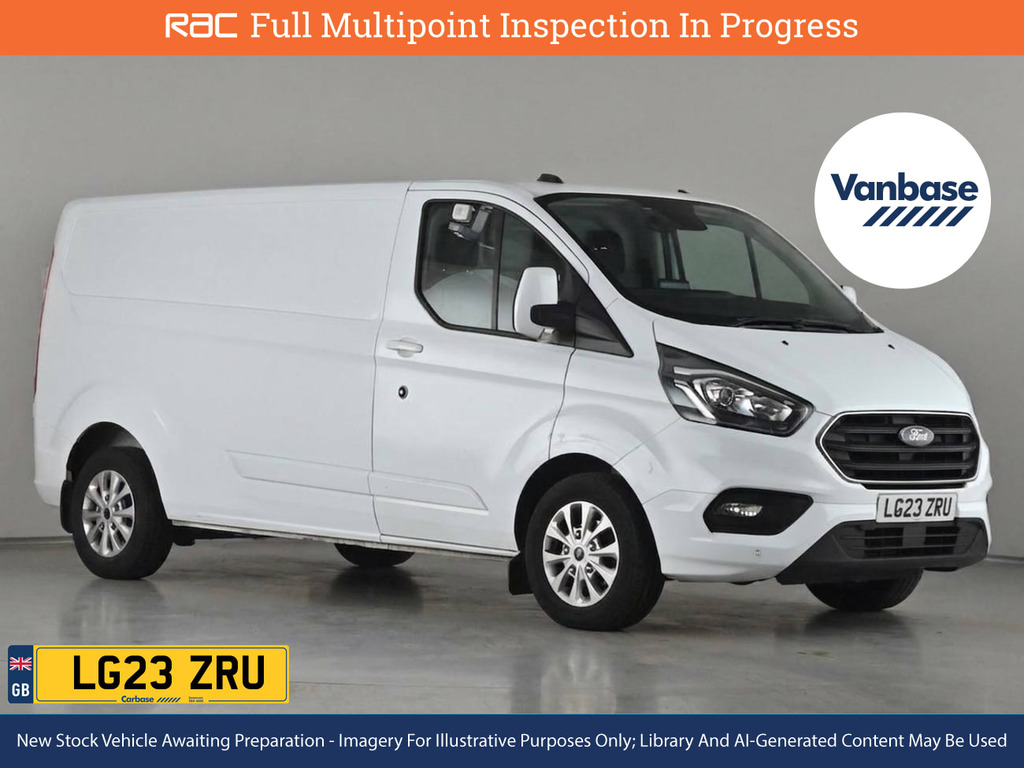 Ford Transit Custom 2.0 300 Ecoblue Limited Panel Van Manua LG23ZRU White