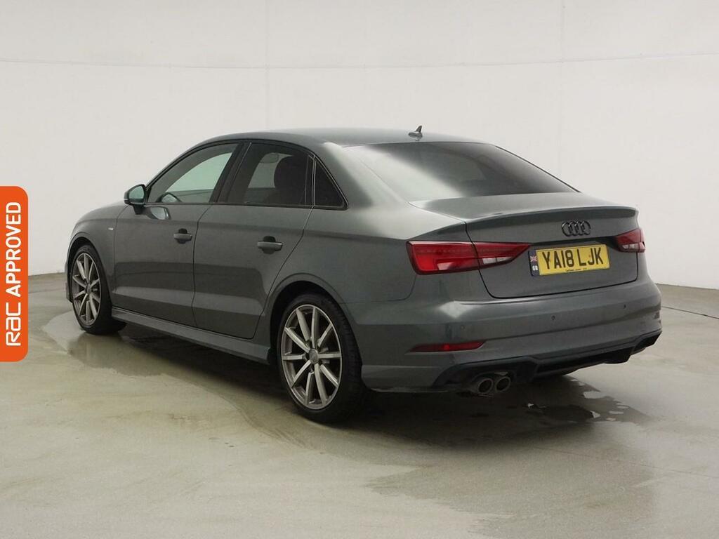 Audi A3 1.5 Tfsi Cod Black Edition Saloon S Tro YA18LJK Grey #4