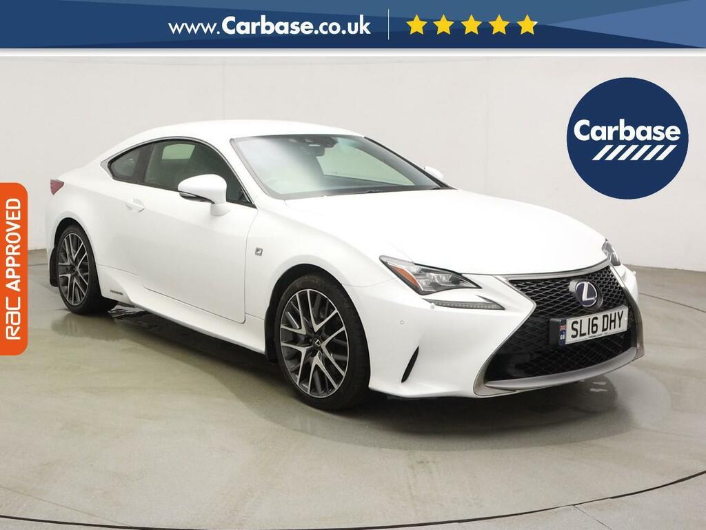 Lexus RC 2.5 300H F Sport Coupe Hybrid Cvt Euro White
