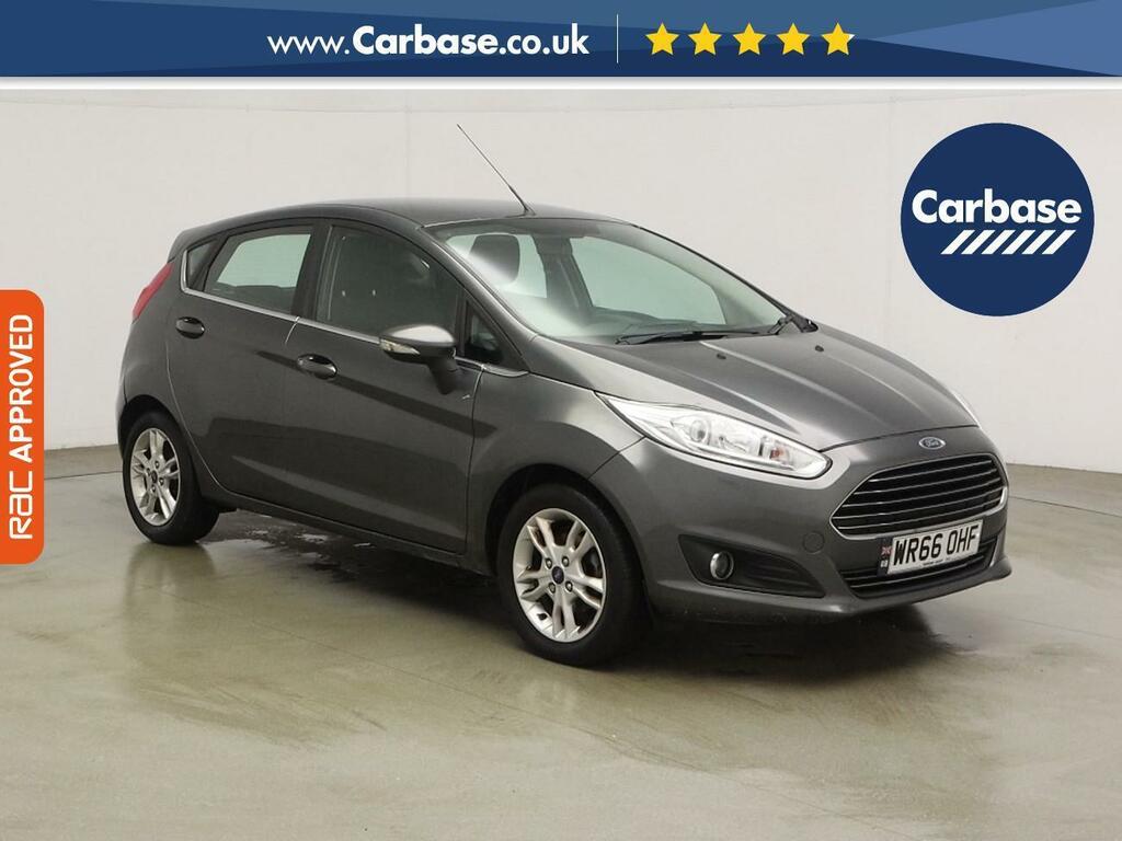 Ford Fiesta 1.0T Ecoboost Zetec Hatchback Eu WR66OHF Grey