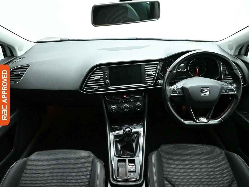 Seat Leon 2.0 Tdi Fr Technology Hatchback MA17HOJ White #2