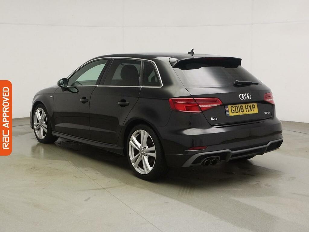 Audi A3 2.0 Tfsi S Line Sportback Euro 6 GD18HXP Black #4