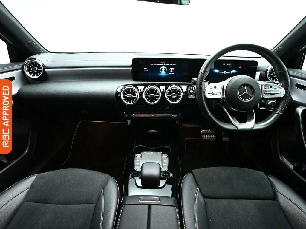 Mercedes-Benz A Class 2.0 A180d Amg Line Edition Executive Hatchback 5 OY22YLG White #2