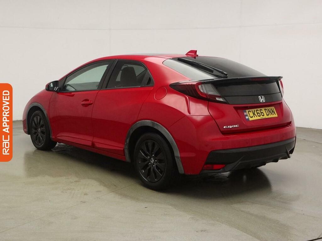 Honda Civic 1.6 I-dtec Sr Hatchback Euro 5 CK66DNN Red #4