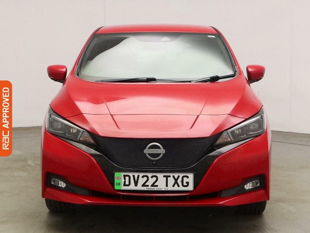 Nissan Leaf 59Kwh E Tekna Hatchback 217 Ps DV22TXG Red #6