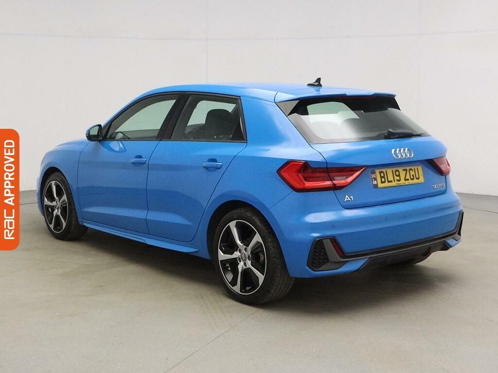 Audi A1 1.0 Tfsi 30 S Line Sportback S Tronic E BL19ZGU Blue #4