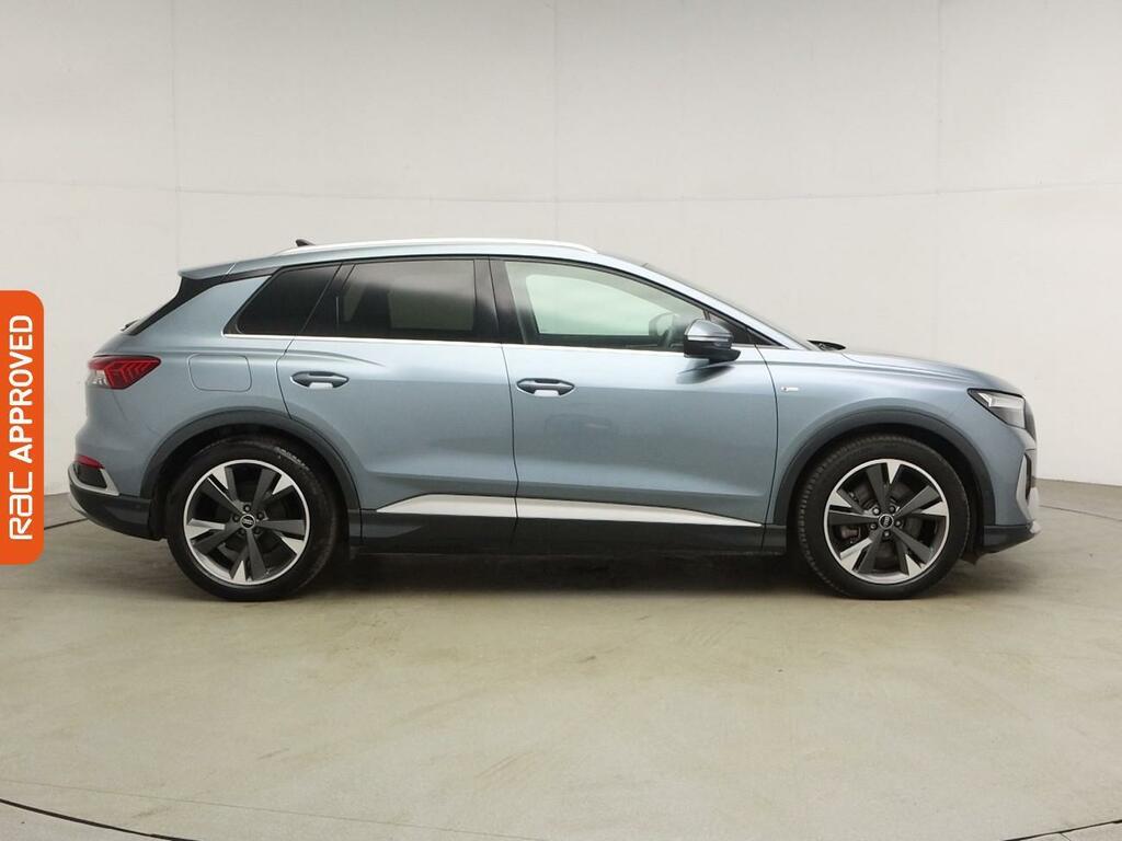 Audi Q4 E Tron 50 S Line Suv Quattro 82Kwh 299 LO72DHJ Blue #5