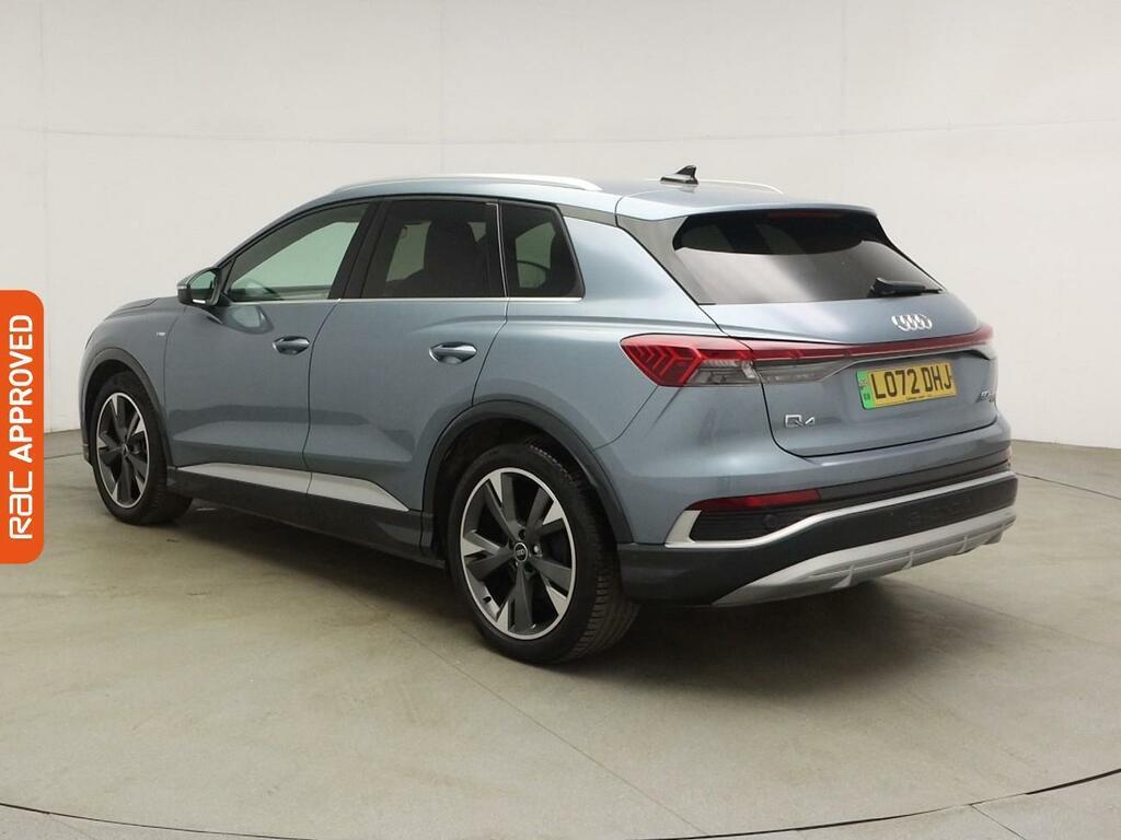 Audi Q4 E Tron 50 S Line Suv Quattro 82Kwh 299 LO72DHJ Blue #4