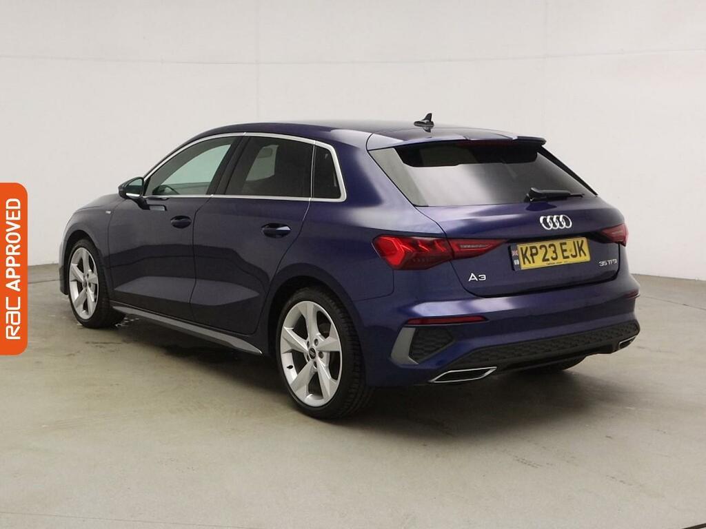 Audi A3 1.5 Tfsi 35 S Line Sportback S Tronic E KP23EJK Blue #4