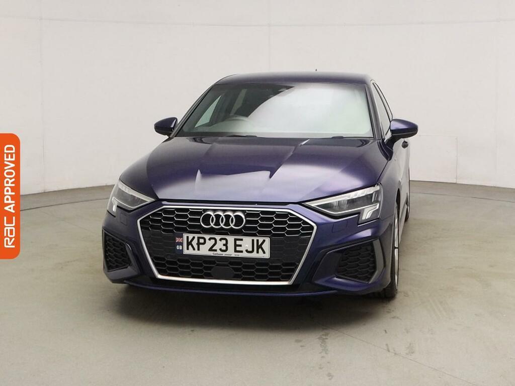 Audi A3 1.5 Tfsi 35 S Line Sportback S Tronic E KP23EJK Blue #6