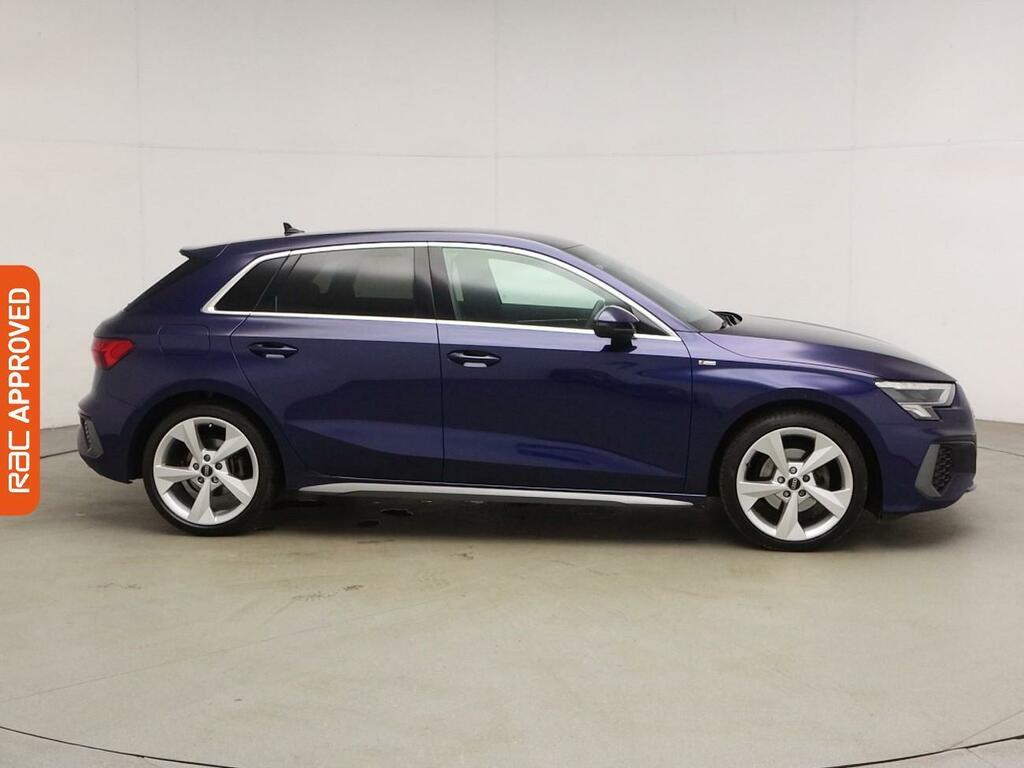 Audi A3 1.5 Tfsi 35 S Line Sportback S Tronic E KP23EJK Blue #5