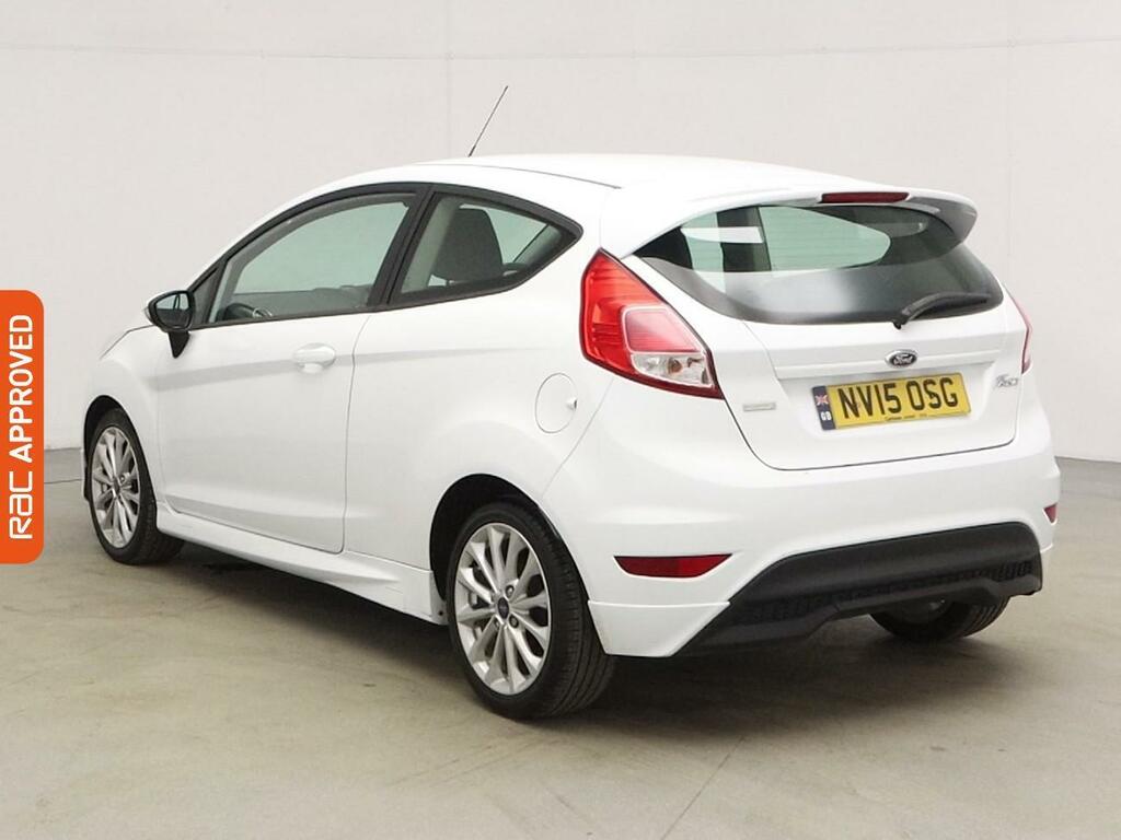 Ford Fiesta 1.0T Ecoboost Zetec S Hatchback NV15OSG White #4