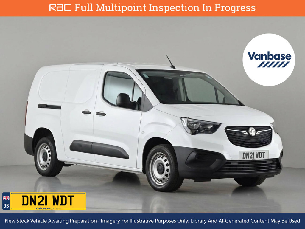 Vauxhall Combo 1.5 Turbo D 2300 Dynamic Panel Van Manu White