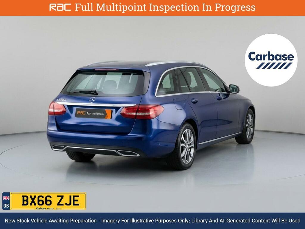 Mercedes-Benz C Class 2.1 C220d Sport Premium Estate 7G-tro BX66ZJE Blue #2