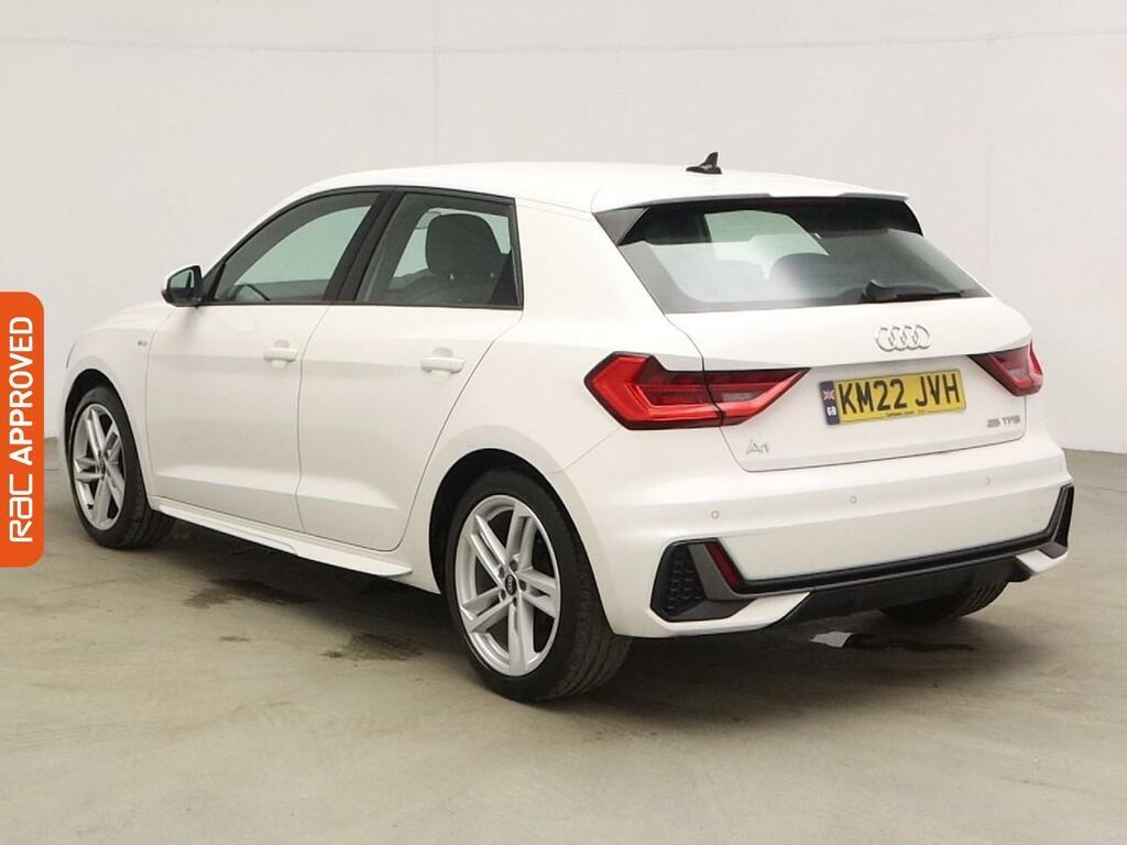 Audi A1 1.0 Tfsi 25 S Line Sportback Eur KM22JVH White #4