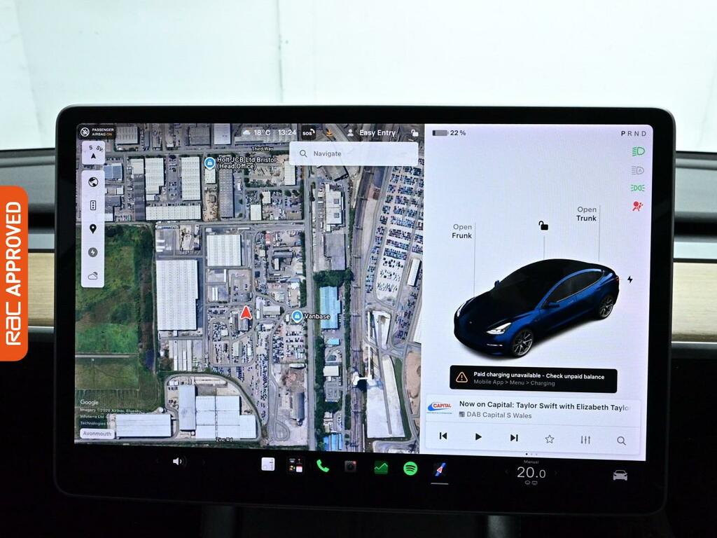 Tesla Model 3 Dual Motor Long Range Saloon 4 GL21YPE Blue #3