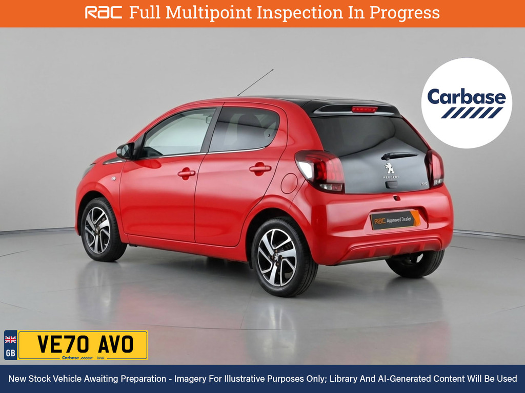 Peugeot 108 1.0 Allure Hatchback Euro 6 Ss VE70AVO Red #2