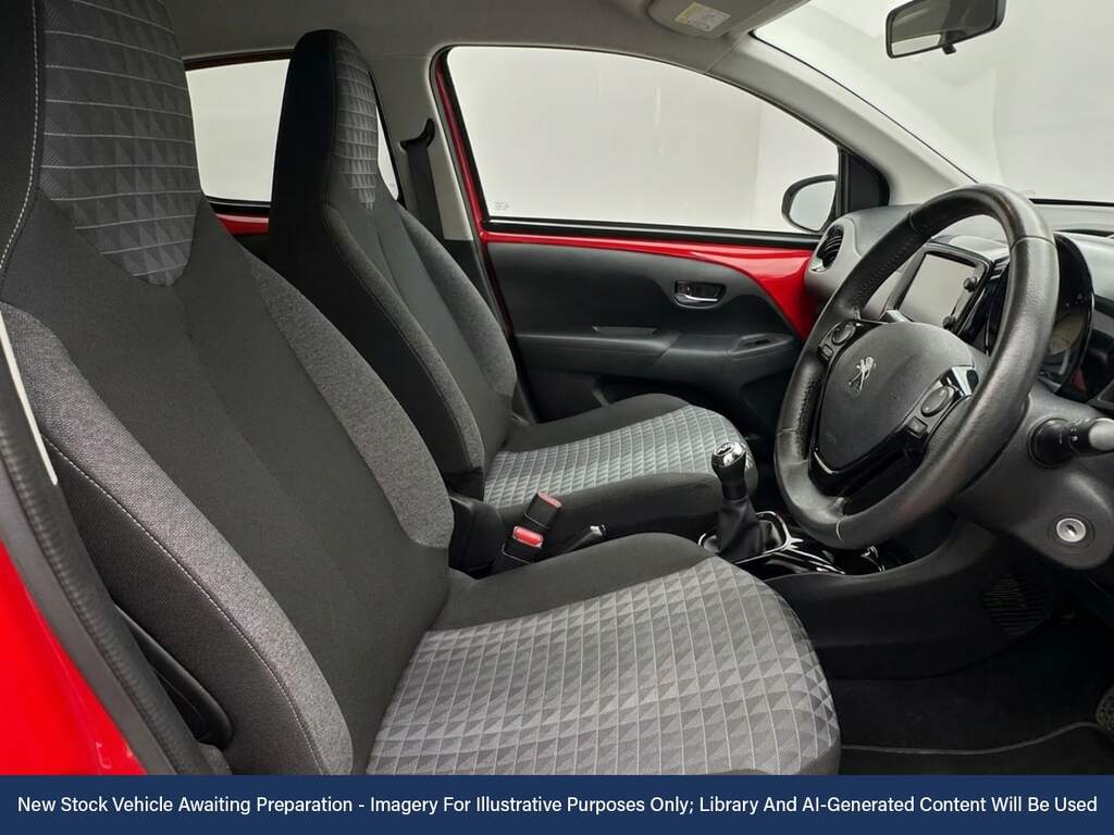 Peugeot 108 1.0 Allure Hatchback Euro 6 Ss VE70AVO Red #3