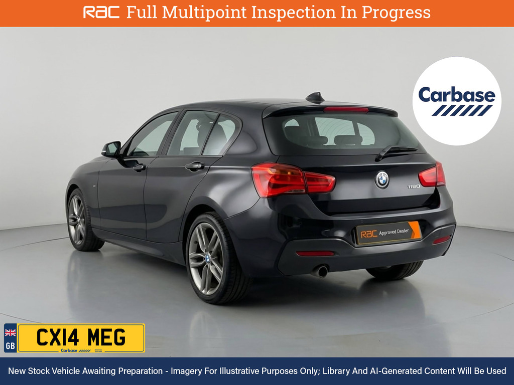 BMW 1 Series 2.0 118D M Sport Hatchback Euro CX14MEG Black #2