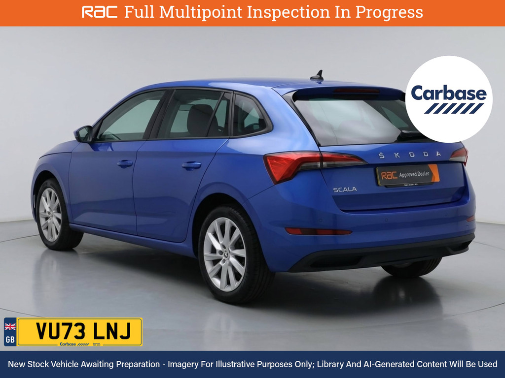 Skoda Scala 1.5 Tsi Se L Hatchback Euro 6 S VU73LNJ Blue #2