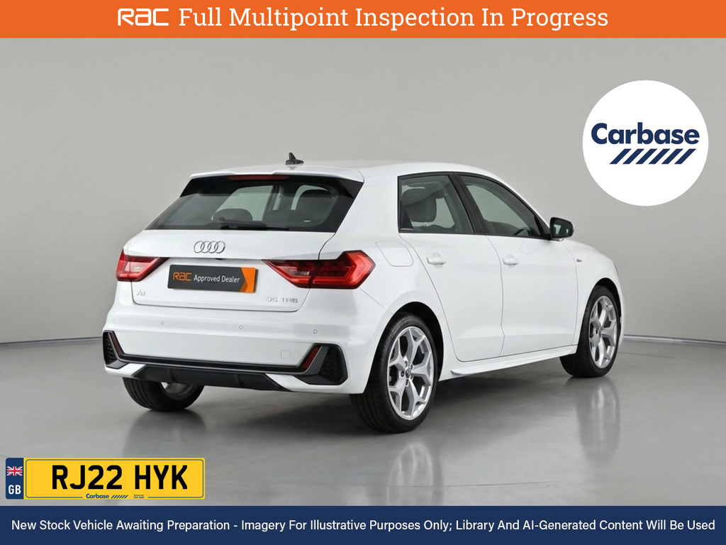 Audi A1 1.0 Tfsi 25 S Line Sportback Eur RJ22HYK White #2