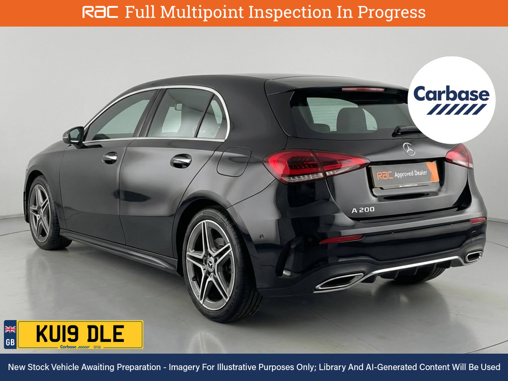 Mercedes-Benz A Class 1.3 A200 Amg Line Premium Hatchback 7 KU19DLE Black #2