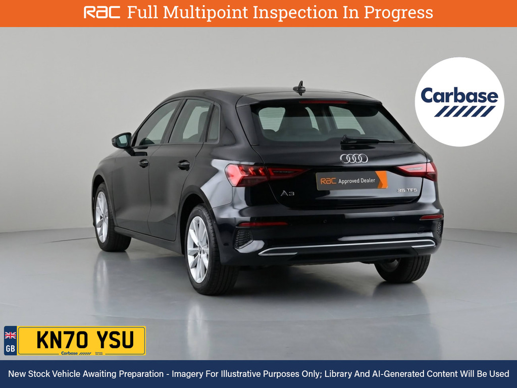 Audi A3 1.5 Tfsi 35 Technik Sportback S Tronic KN70YSU Black #2