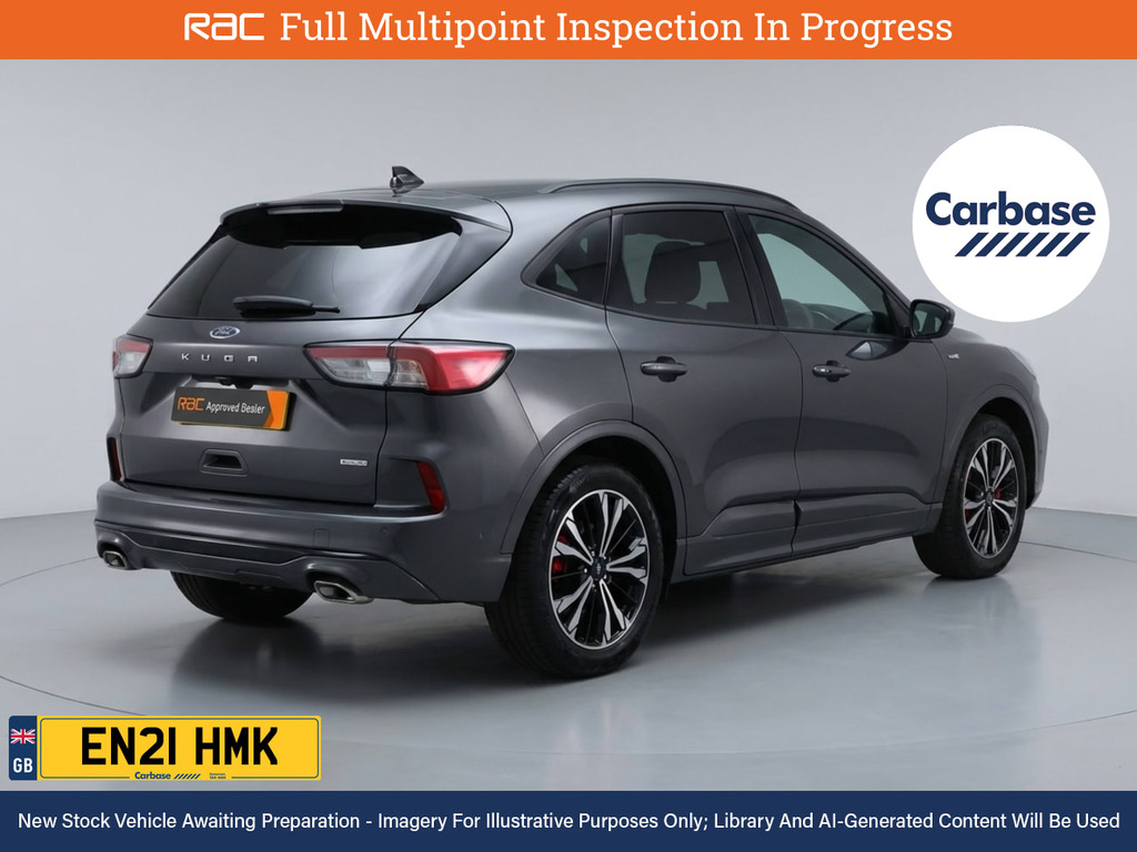 Ford Kuga 2.5 Ecoboost Duratec 14.4Kwh St-line X Suv Pet EN21HMK Grey #2