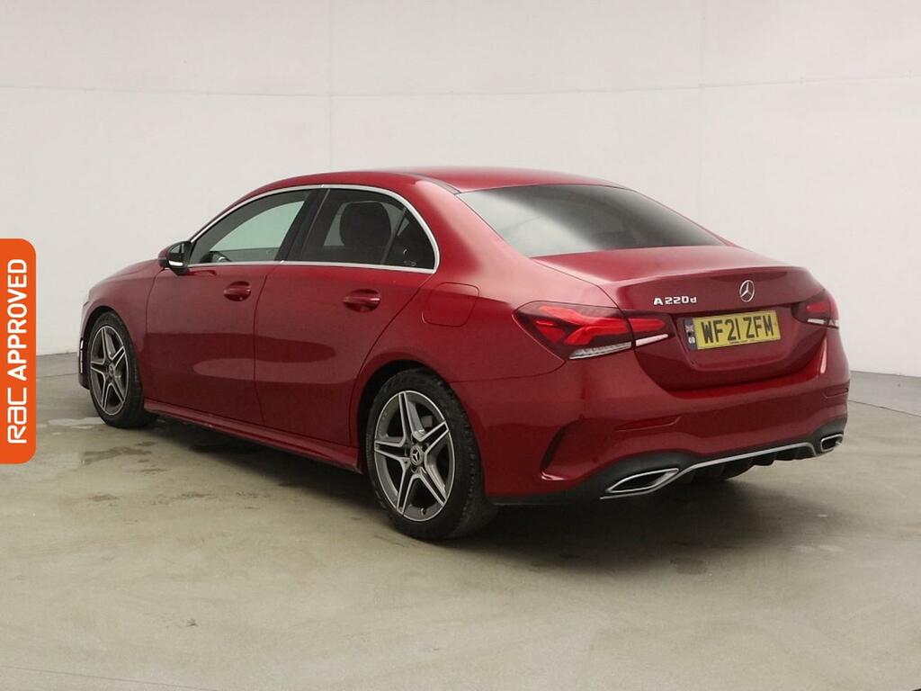 Mercedes-Benz A Class 2.0 A220d Amg Line Executive Saloon 8 WF21ZFM Red #4