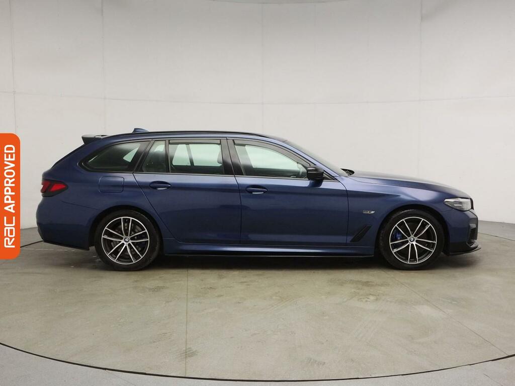 BMW 5 Series 2.0 530E 12Kwh M Sport Touring Plug-in WF71TCU Blue #5