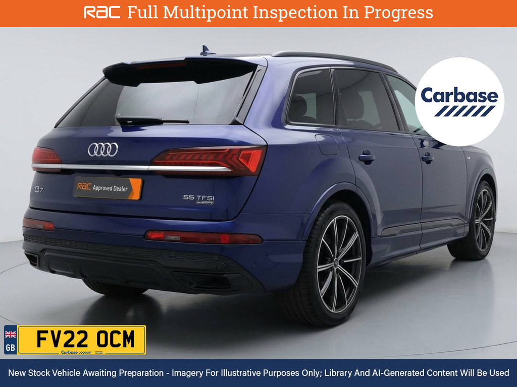 Audi Q7 3.0 Tfsi V6 55 Black Edition Suv Tiptro FV22OCM Blue #2