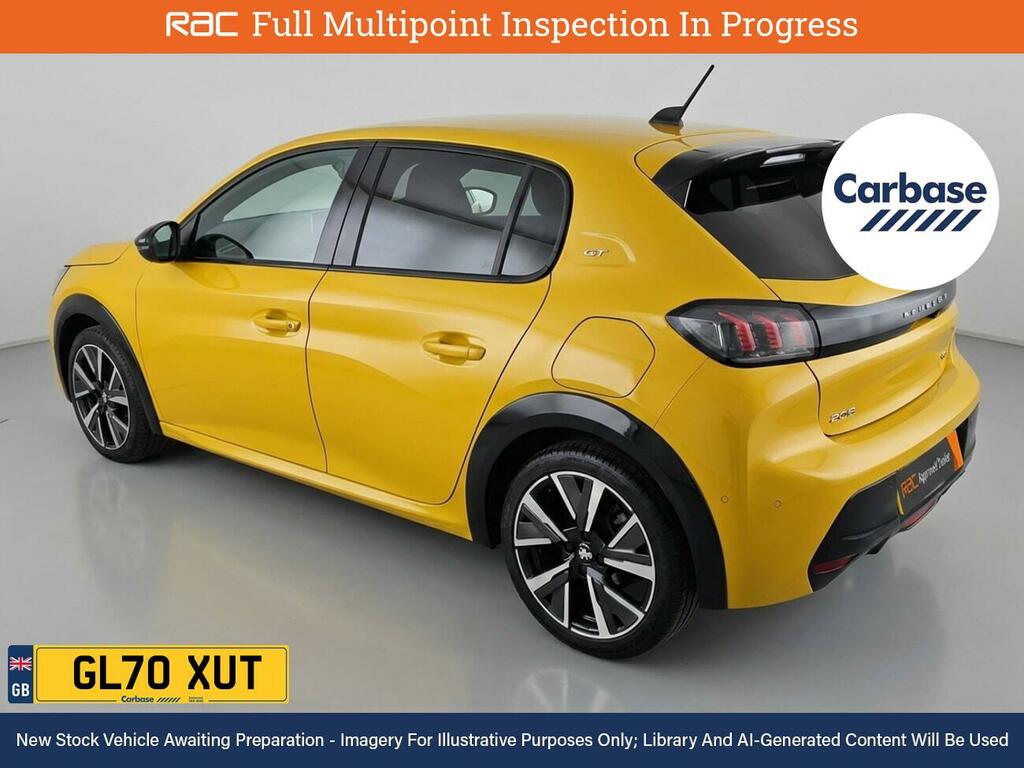 Peugeot 208 1.2 Puretech Gt Hatchback Eat Euro 6 S GL70XUT Yellow #2