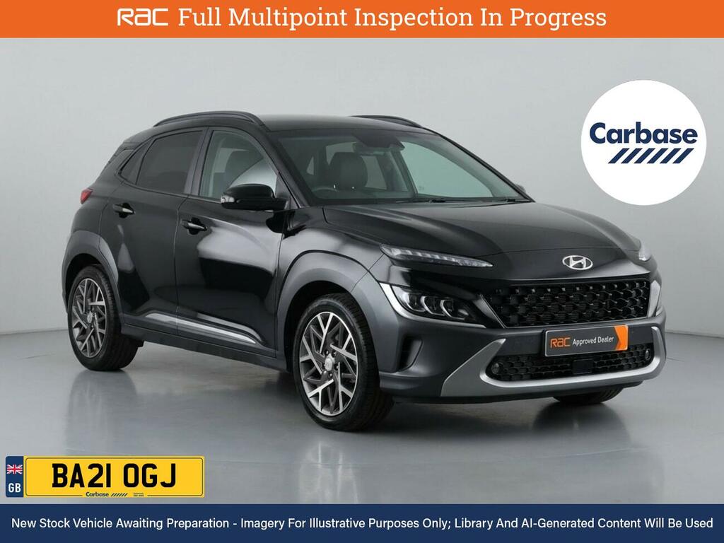 Hyundai Kona 1.6 H-gdi Ultimate Suv Hybrid Dct Euro Black