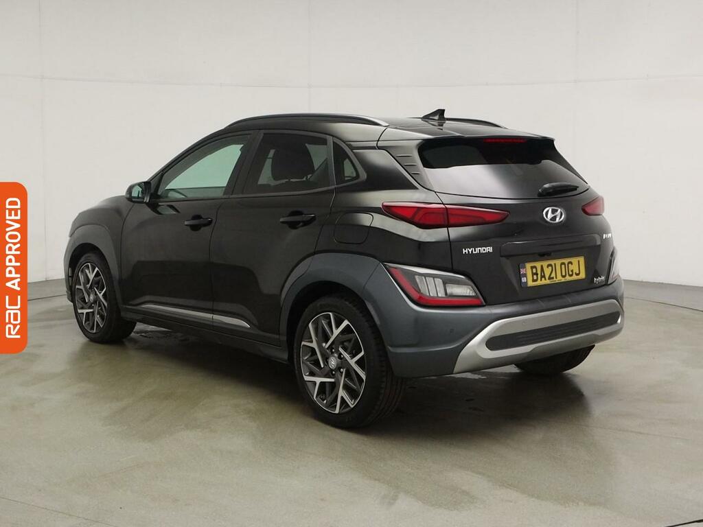 Hyundai Kona 1.6 H-gdi Ultimate Suv Hybrid Dct Euro BA21OGJ Black #4