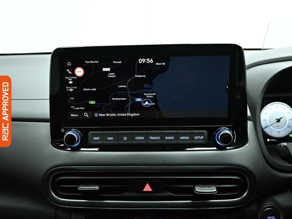 Hyundai Kona 1.6 H-gdi Ultimate Suv Hybrid Dct Euro BA21OGJ Black #3