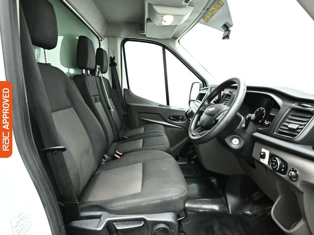 Ford Transit Custom 2.0 350 Ecoblue Leader Chassis Cab Manu YT22ZMO White #2