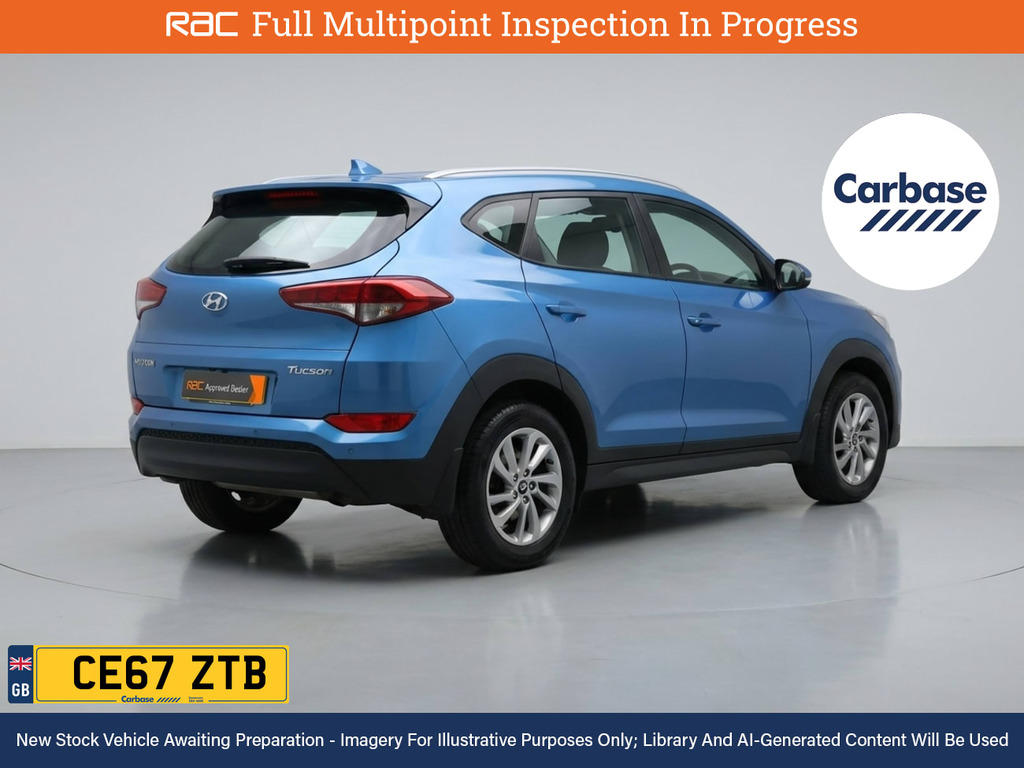 Hyundai Tucson 1.6 Gdi Blue Drive Se Nav Suv Eu CE67ZTB Blue #2